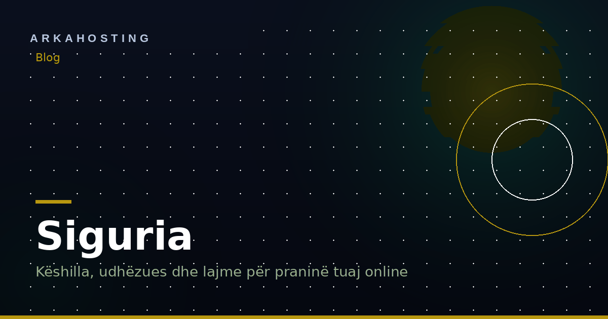 Siguria — Tri gjëra bazë që e mbajnë sajtin tuaj të sigurt