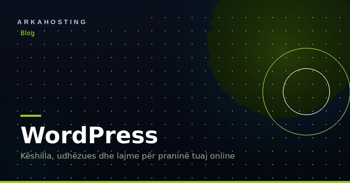Udhëzues — Udhëzues për WordPress